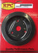 RPC Fits 1955-68 S/B Chev 283-350 with Short Water Pump Black Aluminium Crankshaft Lower Pulley, Double Groove , 6.60" Dia, 1.75" Bolt C Autofit