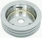 RPC Fits 1955-68 S/B Chev with Short Water Polished Aluminium Crankshaft Lower Pulley, Triple Groove, 6.60" Dia, 1.75" Bolt Autofit
