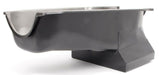 RPC Fits 1955-79 S/B Chev 283-350 Black Steel Drag Race Oil Pan, 8-1/4" Deep with 1 Trap Door (Drivers side dipsti Autofit