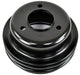 RPC Fits 1965-66 S/B Ford 289 Black Steel Crankshaft Lower Pulley, Single Groove 6-5/8" Dia, 2" Deep RPCR8971B Autofit