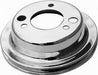 RPC Fits 1965-68 B/B Chev 396-454 with Short Water Pump Polished Aluminium Crankshaft Lower Pulley, Double Groove, 6.60" Dia, 2.30" Bolt Autofit