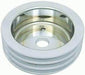 RPC Fits 1965-68 B/B Chev 396 - 454 with Short Water Pump Satin Aluminium Crankshaft Lower Pulley, Triple Groove, 6.60" Dia RPCR8849POL Autofit