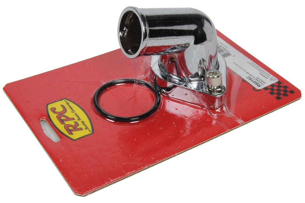 RPC Fits 1966-75 S/B & B/B Chev 283-350 Chrome Aluminium Swivel Thermostat Housing, O-ring Style RPCR6015C Autofit