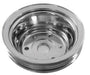 RPC Fits 1969-85 S/B Chev 283-350 with Long Water Pump Chrome Steel Crankshaft Pulley, Double Groove 6.90" Dia, 2.30" Bolt Circle RPCR9 Autofit