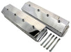 RPC Fits 1987-up Center Bolt S/B Chev 305-350, Includes Hardware Polished Aluminium Tall (3-3/4") Fabricated Valve Cover "Without Hole" RPCR6234P Autofit