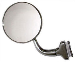 RPC Fits both Driver & Passenger Side Chrome Steel Peep Mirror with Short Arm 4" Dia RPCR6610 Autofit