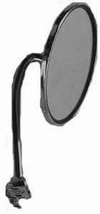 RPC Fits both Driver & Passenger Side Chrome Steel Peep Mirror with Straight Arm 4-1/2" Dia RPCR6611 Autofit