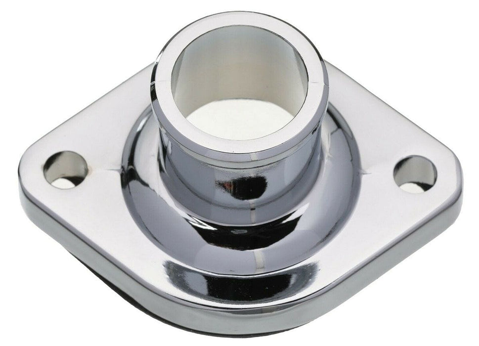 RPC Fits Chrysler V8 1964-On Chrome Steel Thermostat Housing, Gasket Style RPCR4987 Autofit