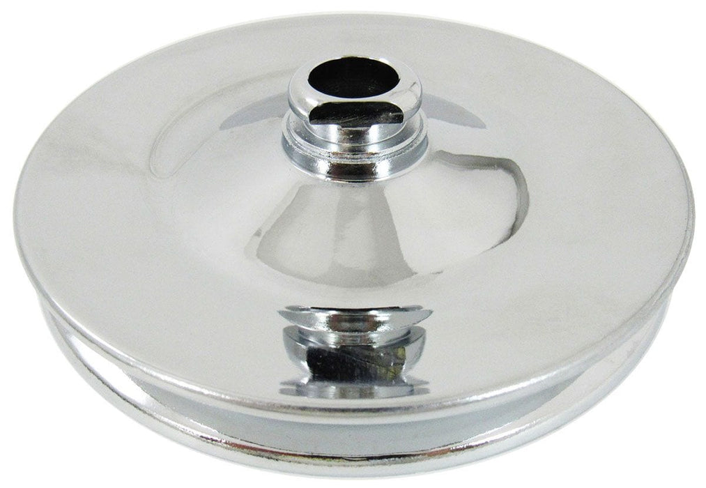 RPC Fits Early GM thru 1984 with Keyway & 5/8" Shaft Chrome Steel Power Steering Pump Pulley RPCR8948 Autofit