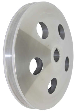 RPC Fits Early GM thru 1984 with Keyway & 5/8" Shaft Polished Aluminium Power Steering Pump, Double Groove RPCR8847POL Autofit