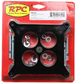 RPC Fits Holley/AFB Four Barrel Carburettors, Gasket & 2-1/2" Stud Kit In Phenolic Plastic Carburettor Spacer, 1-11/16" Ported, 1" Spacer RPCR9134 Autofit