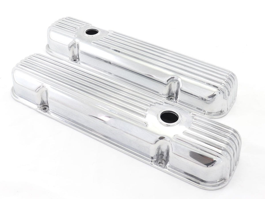 RPC Fits Pontiac 325-455 Polished Aluminium Valve Cover, Finned Style RPCR7660 Autofit