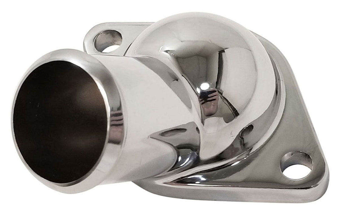 RPC Fits S/B & B/B Chev V8 1955-64 Chrome Steel Thermostat Housing, Gasket Style RPCR4788 Autofit