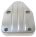 RPC Fits S/B Chev 283-400 Polished Aluminium Fuel Block-off Plate, Ball Milled Style RPCR6257 Autofit
