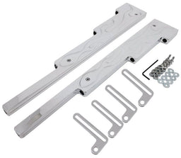 RPC Fits Spark Plug Wire up to 9.5mm in Diameter, Mounting Hardware Inclu Universal Aluminium Liner Wire Loom Set, Polished Flame Style RPCR6038X Autofit