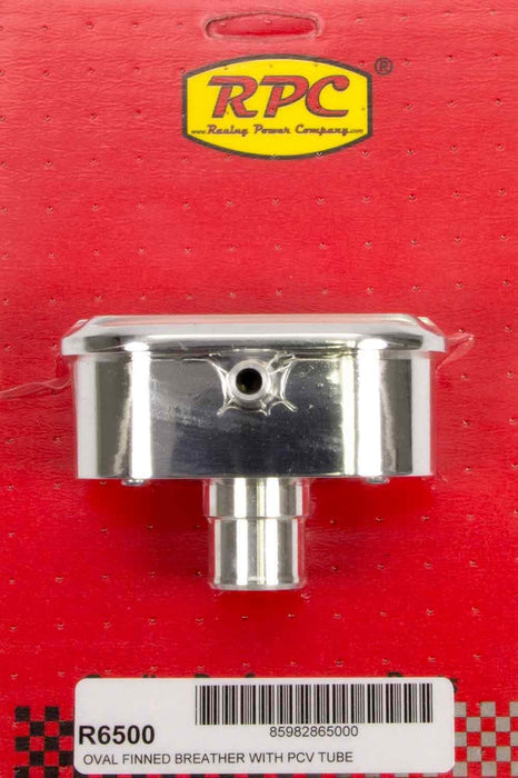 RPC Fits Valve Covers with 1.25" Holes Nostalgic Polished Billet Aluminium PVC Breather, Finned Style RPCR6500 Autofit