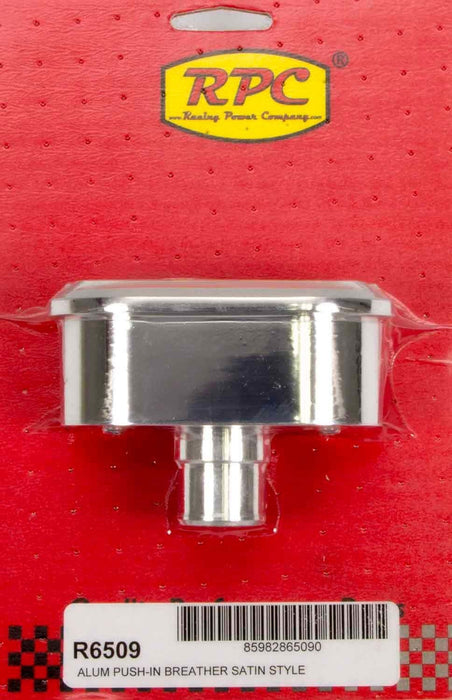 RPC Fits Valve Covers with 1.25" Holes Nostalgic Polished/Satin Billet Aluminium Breather, Finned Style RPCR6509 Autofit