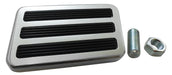 RPC For Automatic Transmission Polished Aluminium Brake Pedal with Rubber Inserts, Rectangular Design RPCR8500P Autofit