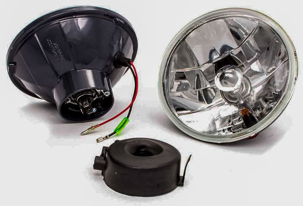 RPC Multi-Reflex Head Round Replacement Head Light with Bulb 7", Tri-Bar with Blue Dot RPCR7405 Autofit