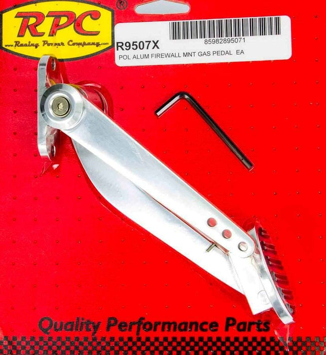 RPC Polished Aluminium Firewall Mount Gas Pedal RPCR9507X Autofit