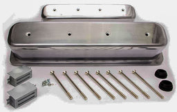 RPC Small Block Chev (1987-97) Aluminium Center Bolt Valve Covers Tall Profile (Polished) RPCR6046 Autofit