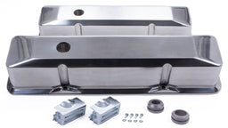 RPC Small Block Chev Aluminium Recessed Valve Covers Tall Profile (Polished) RPCR6152 Autofit