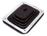 RPC Small Rubber Shifter Boot with Chrome Plate 5-5/8" x 6-3/4" RPCR9630 Autofit