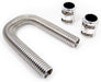 RPC Stainless Steel Radiator Hose Kit , 24" Hose Length with Chrome End Caps RPCR730 Autofit