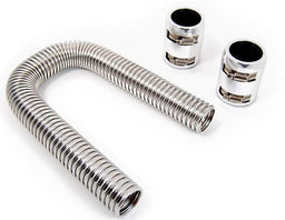 RPC Stainless Steel Radiator Hose Kit, 48" Hose Length with Polished End Caps RPCR73 Autofit