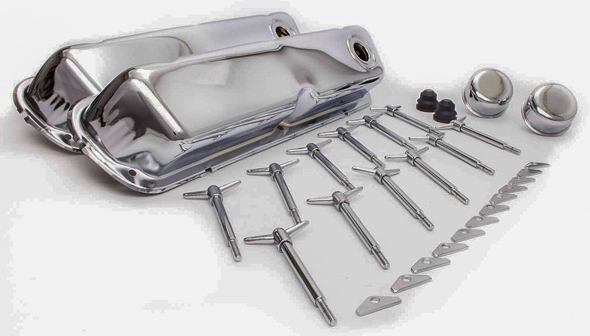 RPC Suit Ford 289-351W Engine Dress Up Kit (Chrome) with STD Height Covers RPCR3025 Autofit