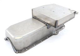 RPC Suit SB Chev RH Dipstick, 7-1/4" Deep, 6 Trap Doors, 2 Runners, 5.6Lt Unplated Steel Circle Track Oil Pan RPCR7105R Autofit