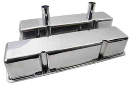 RPC Suit SB Chev, Tall Profile Aluminum Circle Track Baffled Valve Covers - Polished RPCR6140 Autofit