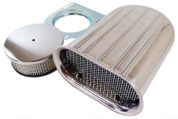 RPC Suit Single Carburettor 5 Finned Small Aluminium Scoop (Polished) RPCR5246 Autofit