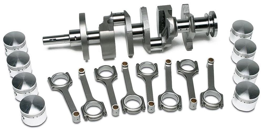 SCAT Ford Flathead, 286 CI, 3.3125" Bore x 4.125" Stroke, Dome Top Piston Engine Rotating Kit - Balanced SC1-94614BI Autofit