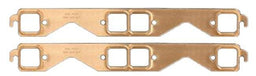 SCE Suit S/B Chev with Stock Square Ports Pro Copper Embossed Exhaust Gasket - 1.40" x 1.40" SCE-4211 Autofit