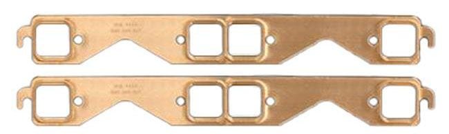 SCE Suit S/B Chev with Stock Square Ports Pro Copper Embossed Exhaust Gasket - 1.40" x 1.40" SCE-4211 Autofit