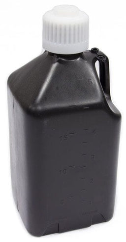 SCRIBNER 9.5" x 9.5" x 21" 5 Gallon (18.9L) Square Utility Jug, Black SCR2000K Autofit