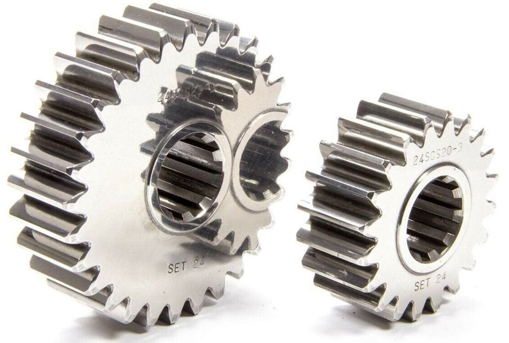 SCS Gear Set No. 04 (24/31 Teeth, 1.292 Spur Ratio) 10-Spline Sportsman Series Quick Change Gear Set SCS-SP04 Autofit