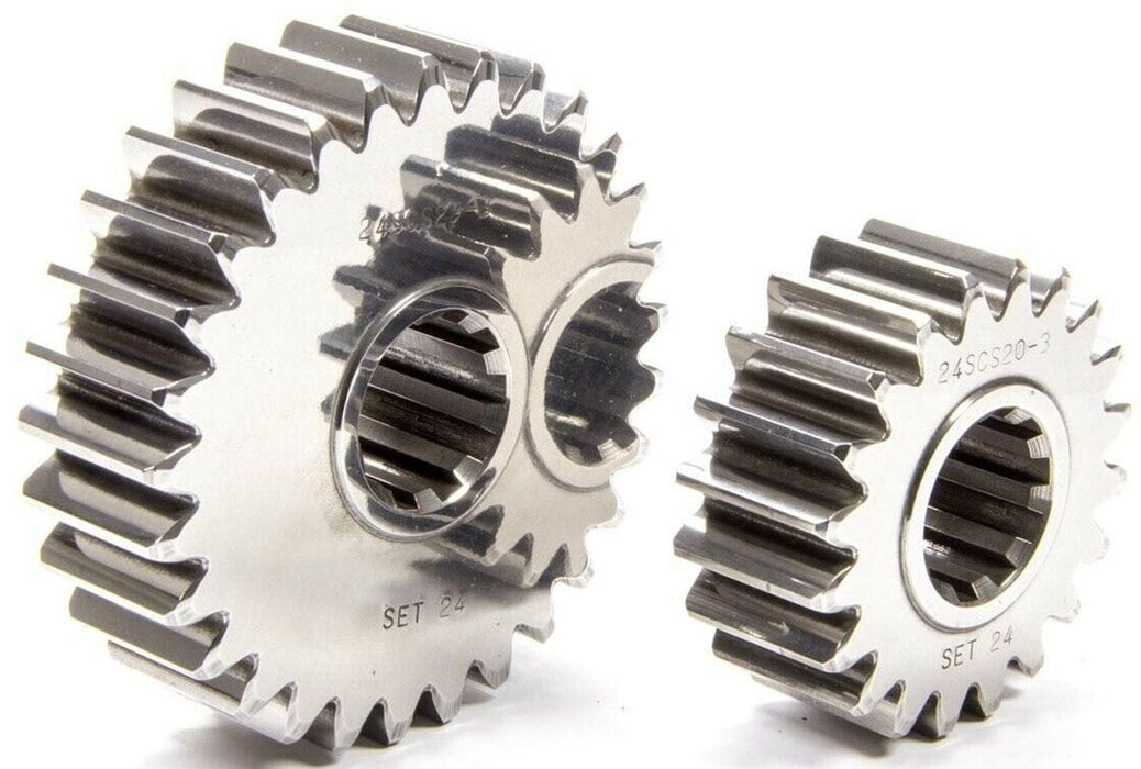SCS Gear Set No. 14K (20/28 Teeth, 1.400 Spur Ratio) 10-Spline Sportsman Series Quick Change Gear Set SCS-SP14K Autofit