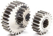 SCS Gear Set No. 18 (19/24 Teeth, 1.263 Spur Ratio) 10-Spline Sportsman Series Quick Change Gear Set SCS-SP18 Autofit