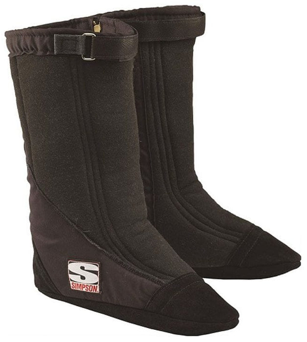 Simpson Black SFI-20, Medium Large Suit FC With Shoe Size 8-1/2 To 10 Drag Boots SI37020-ML Autofit