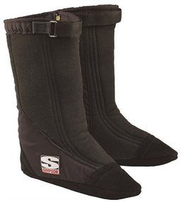 SIMPSON Black SFI-20, Medium Suit FC With Shoe Size 7-1/2 To 8 Drag Boots SI37020-M Autofit