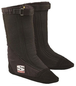 Simpson Black SFI-20, Medium Suit TF/FC Shoe size 7 To 8-1/2 Drag Boot "Holeshot" SI37021M Autofit