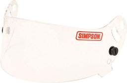 SIMPSON Clear, Suit Devil Ray Replacement Visor SI84300A Autofit