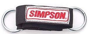 SIMPSON D Ring on Both Ends, 24" Long x 2" Wide Tie down Axel Strap SI35010BK Autofit