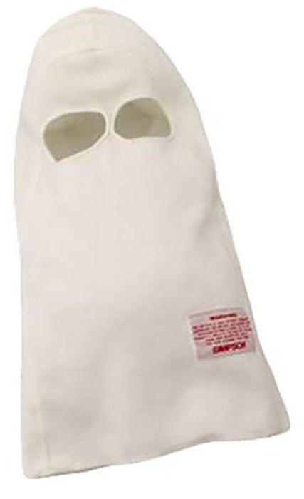 SIMPSON Dual Eyeport, White, FIA Approved Nomex Dual Layer Balaclava SI23005W Autofit