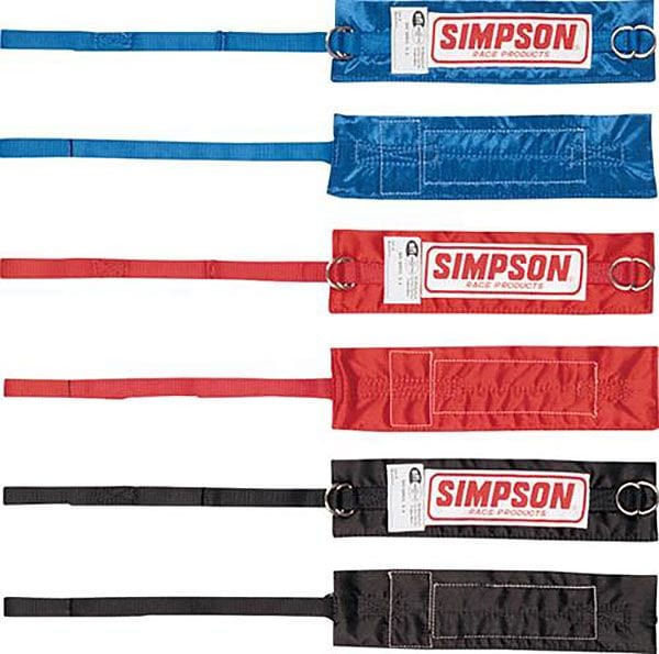 SIMPSON For Built-In Arm Restraint Replacement Individual Strap SI54018BK Autofit