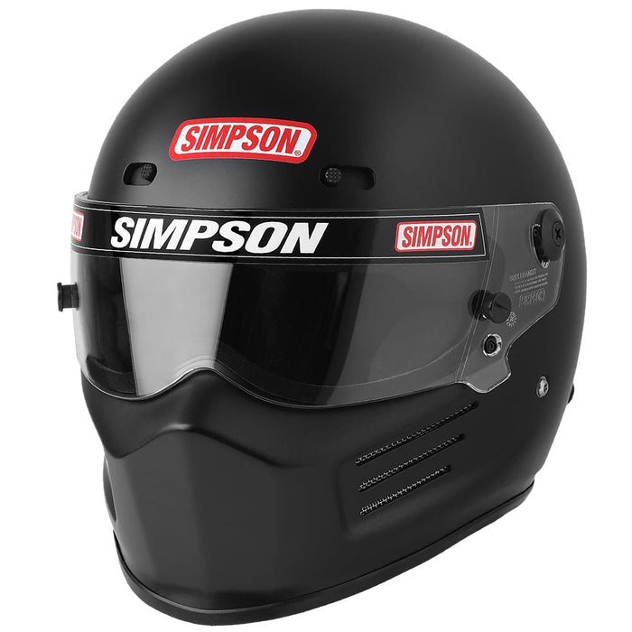 Simpson Large Bandit SA2020 Helmet, Matte Black SI7200038 Autofit