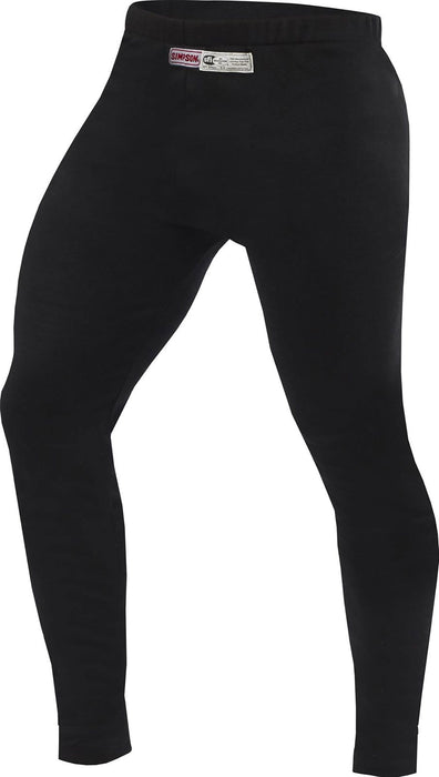 SIMPSON Large, Black Pants, SFI Approved CarbonX Underwear SI20601L Autofit