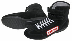 SIMPSON Size 14 Hightop SFI-5 Racing Shoes, Black SI28140BK Autofit
